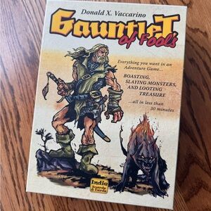 Gauntlet of Fools Adventure Game - Cream and Brown
